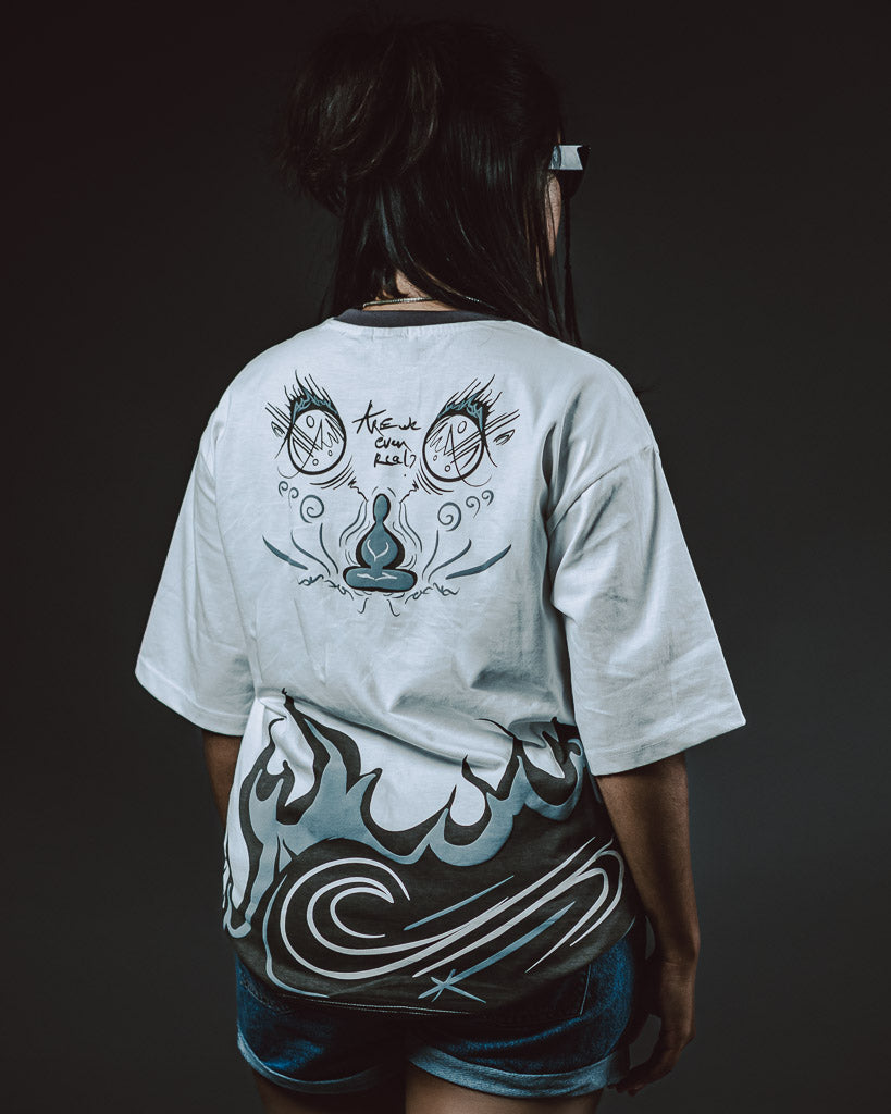ARE WE EVEN REAL? - OVERSIZED TSHIRT
