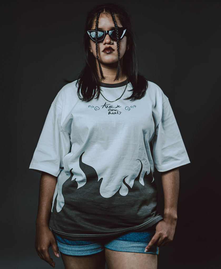 ARE WE EVEN REAL? - OVERSIZED TSHIRT